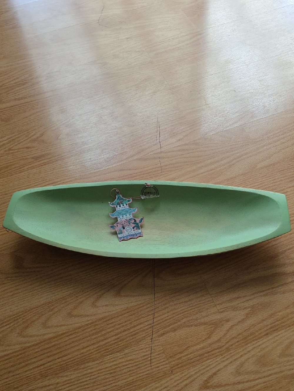 Mint Green Decorative Wooden Tray